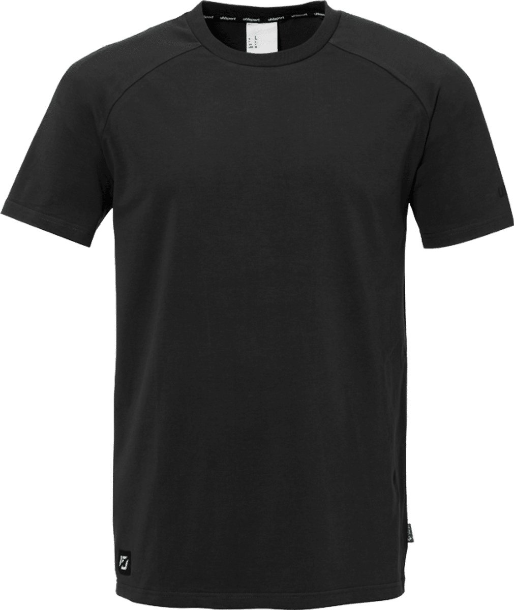 Uhlsport Id T-Shirt Kinderen - Zwart / Wit | Maat: 140