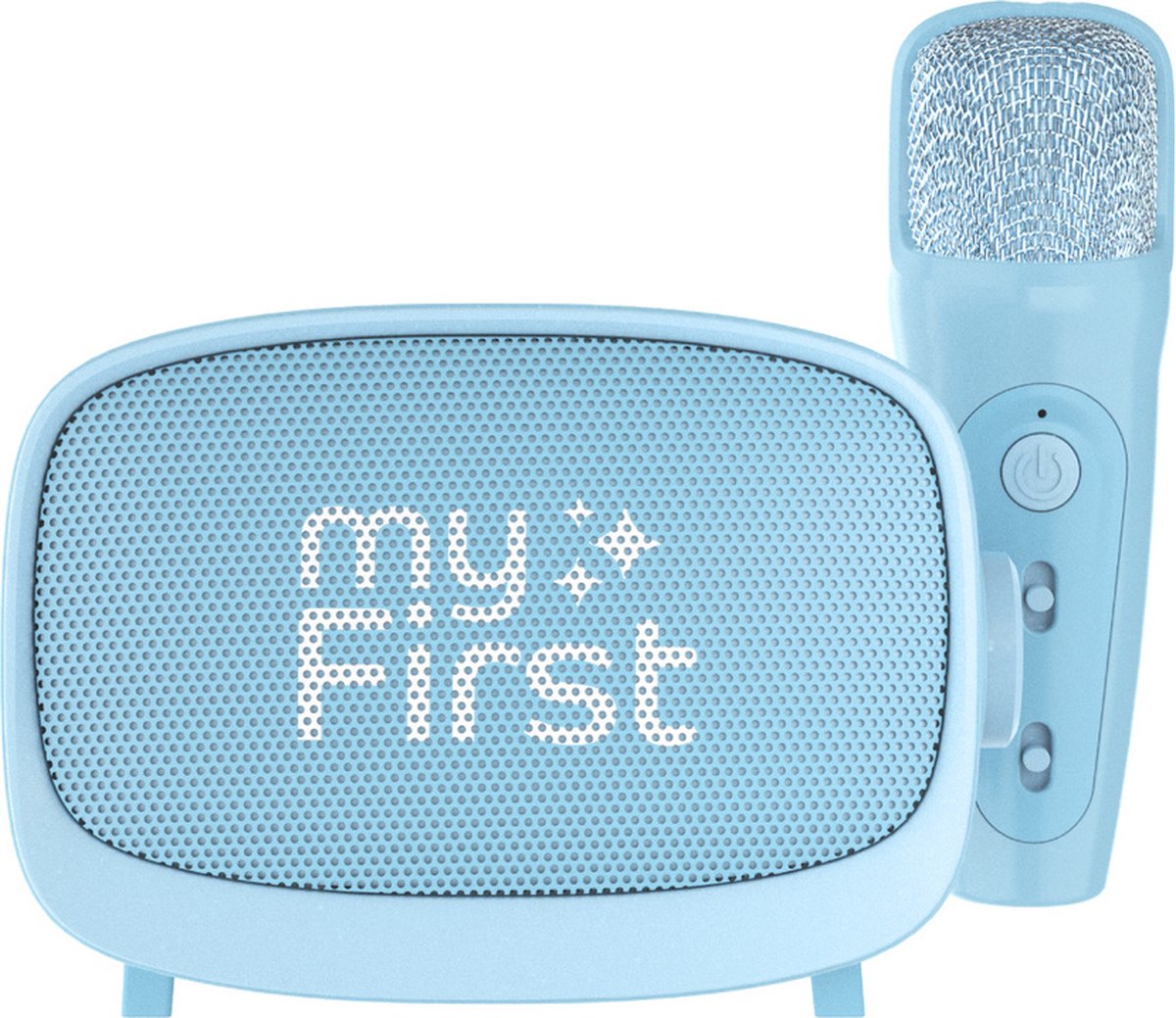 myFirst Voice 2 Draagbare Interactieve Microfoon & Draadloze Luidspreker, Blauw