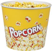 Bol à Pop-Corn Rétro Style Cinéma - Capacité Plus De 2 Litres - Jaune Rétro Pour Soirées Films