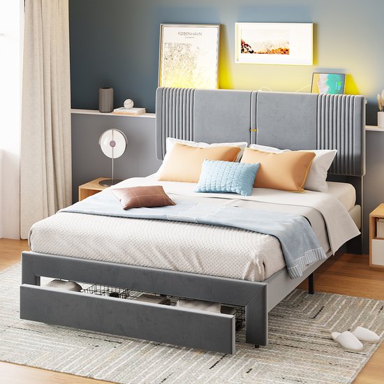 Witte Houten bedden 140 x 200 Tweepersoons Met matras kopen? | Tot 47% korting