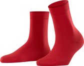 FALKE Cotton Touch business & casual katoen sokken dames rood - Maat 35-38