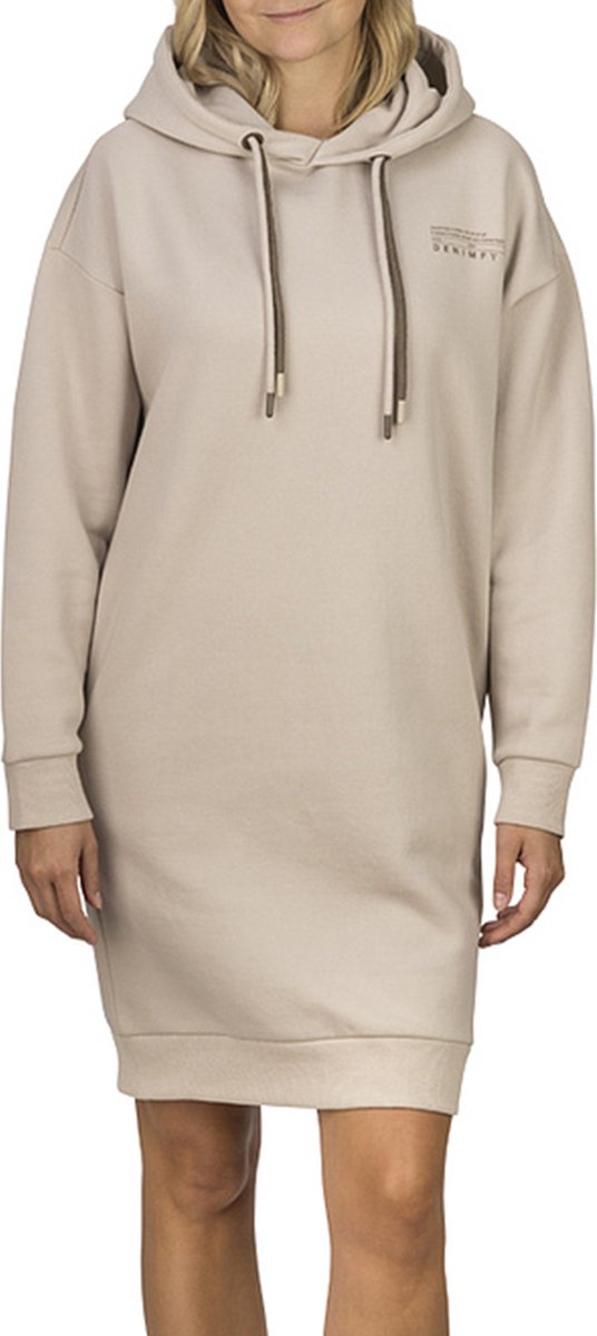 DENIMFY Dames Sweatshirt DFAnna bequem Beige L Volwassenen