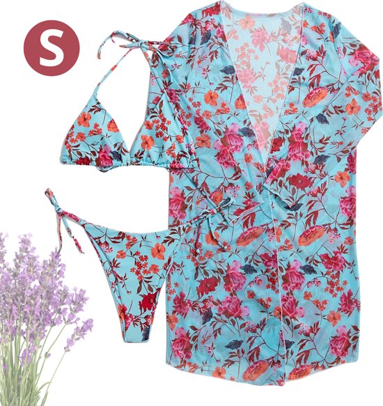 Livano Bikini Femme - Bikini Filles - Maillot de bain - Push Up - Maillots de bain Maillots de bain - Nager - Set Sexy - Haut et Bas - Bleu Ciel Profond - Taille S