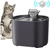 Primegoody Drinkfontein Kat - Huisdier Waterdispenser - Fontein Met Automatische Filter - Waterfontein Voor Katten En Honden - Fluisterstil - Zwart