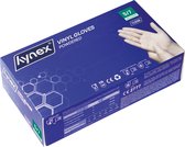 Hynex Vinyl handschoenen S Transparant/ Wit 100/doos 4,5gram