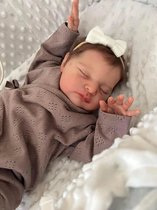 Npk 19Inch Pasgeboren Baby Maat Al Klaar Reborn Babypop Laura 3d Huid Hand Gedetailleerde Geschilderde Huid Zichtbare Aderen