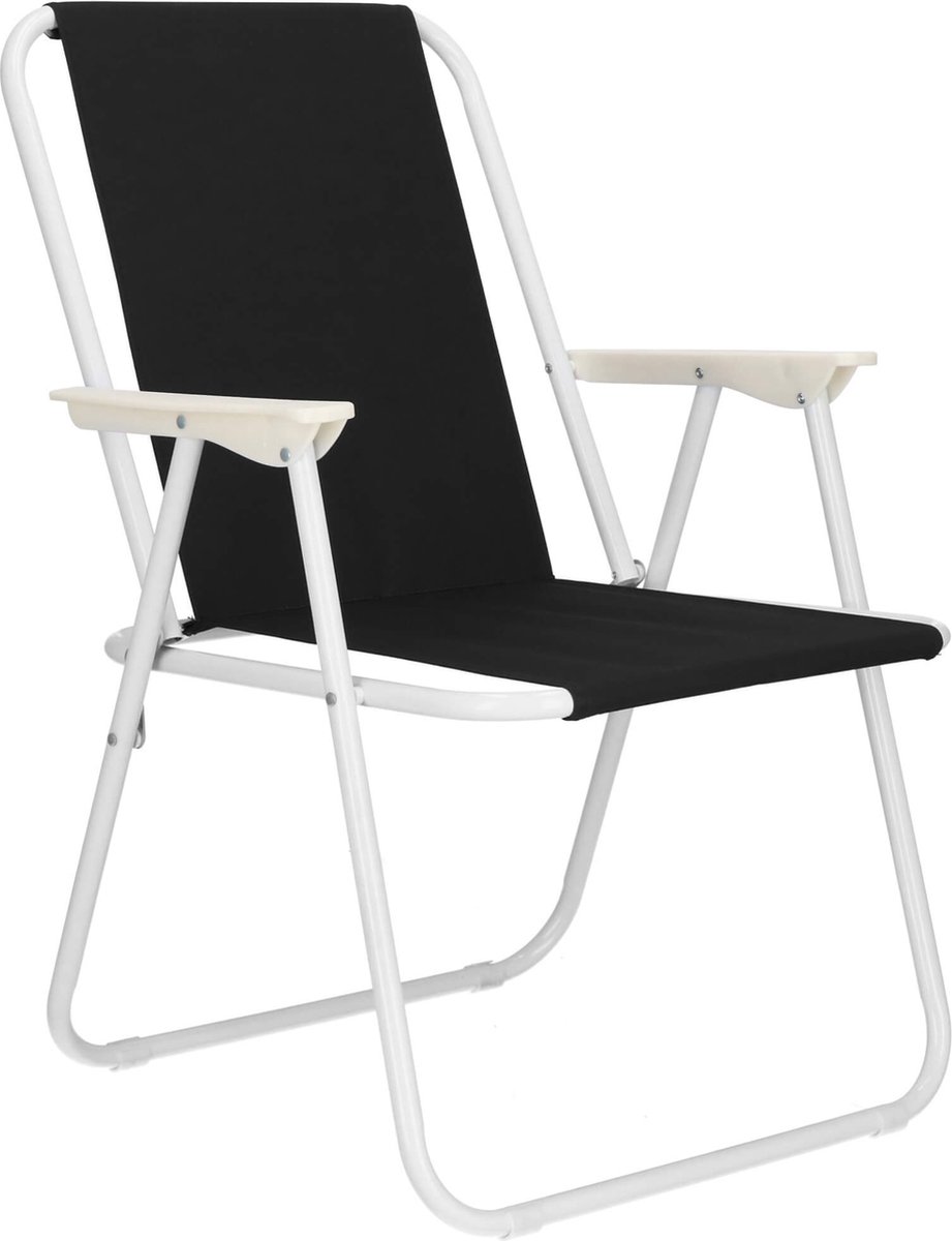 Springos Campingstoel | Kampeerstoel | Vouwstoel | Visstoel | Inklapbaar | Marineblauw