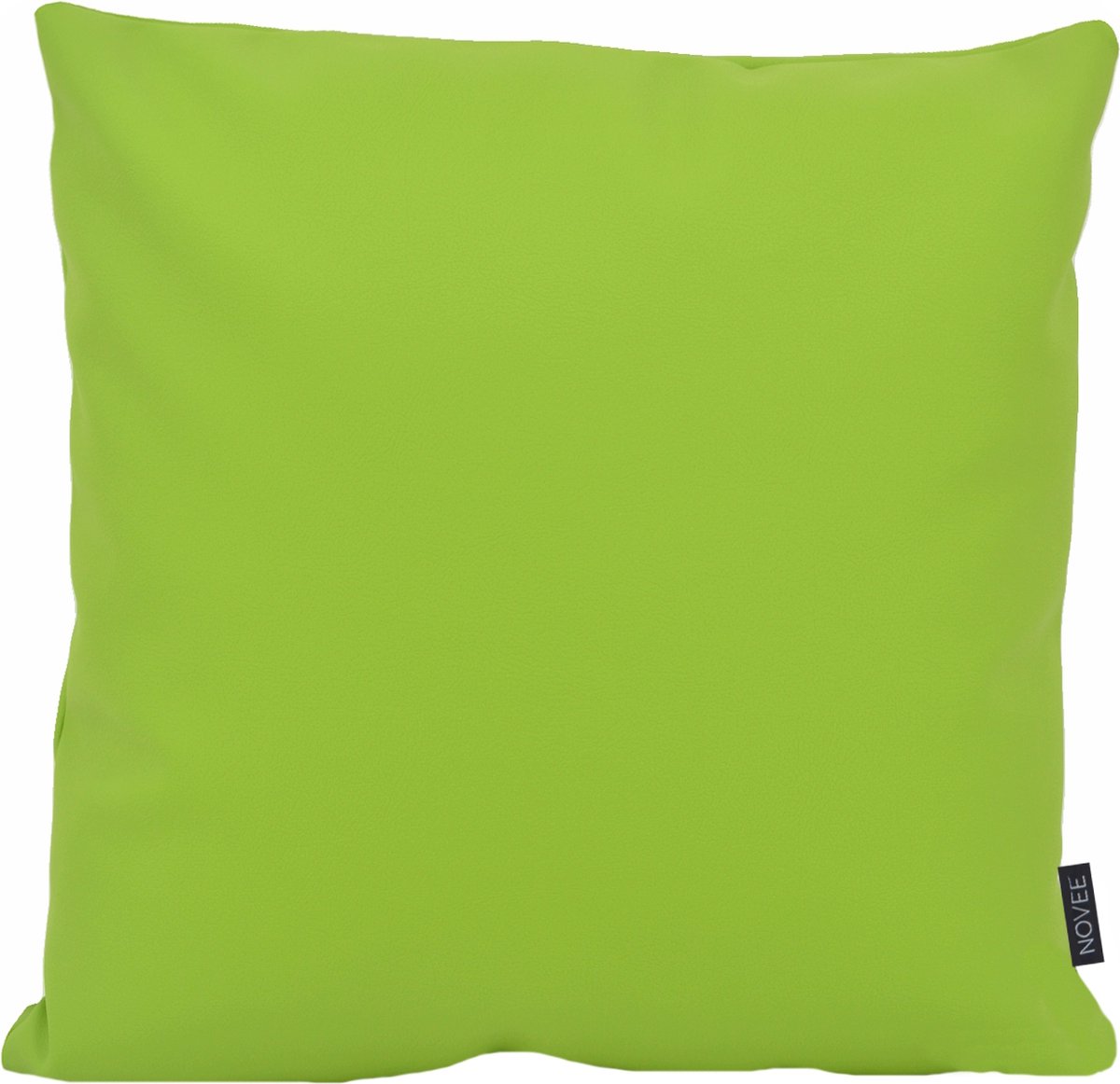 NOVÉE Jax Lime - Outdoor/Buiten Kussenhoes | 45 x 45 cm | Waterafstotend | PU Leder Limoen