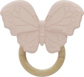 Label Label Anneau de dentition en silicone/bois rose papillon LLST-26924