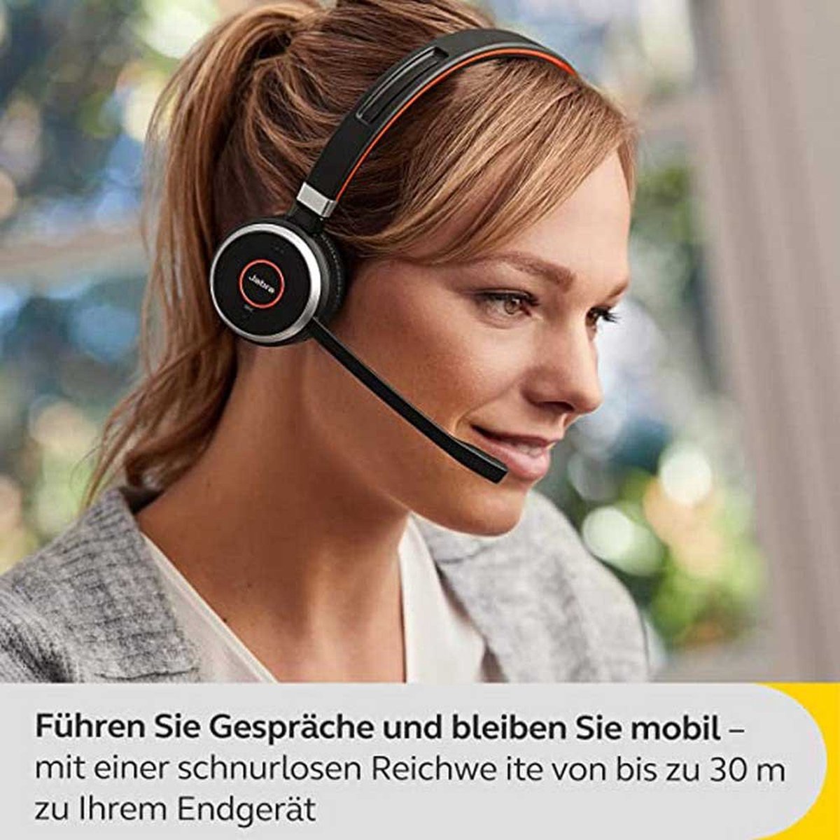 Jabra Evolve 65 - professionele kantoor headset met 12 uur batterij thumbnail 5