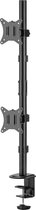 NÖRDIC ARM-210 Monitorarm voor 2 Schermen - 17-32 inch - Draai- en Kantelbaar - Zwart
