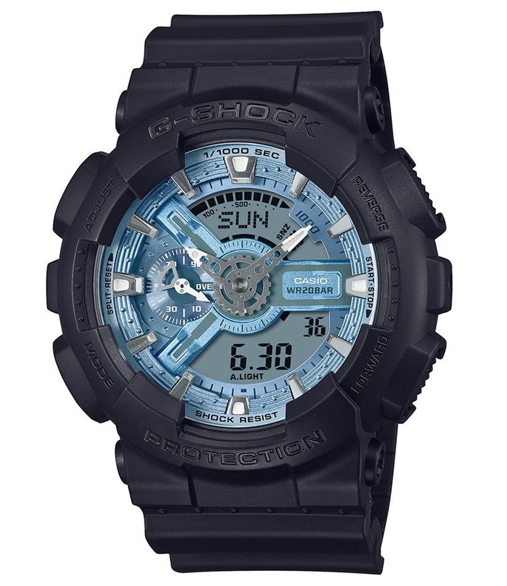 Casio G-Shock GA-110CD-1A2ER Horloge - Kunststof - Zwart - Ø 51 mm
