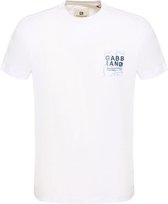 Gabbiano T-shirt Jersey T Shirt Met Print 154526 101 White Mannen Maat - L