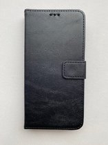 Boekhoesje - wallet case - portemonnee hoesje - met kaarthouder en magneetsluiting - zwart - geschikt voor Samsung Galaxy A55