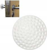 Zelfklevende deurbeschermers - 5cm - Deurstopper - Wit Golfbal structuur - 2 Stuks
