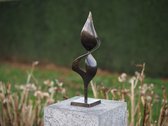 Statue en bronze - Statue de jardin abstraite - sculpture moderne - Bronzartes - 38 cm de haut