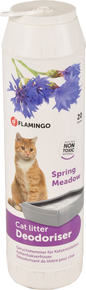 Bol.com Flamingo Kattenbakspray Spring Meadow aanbieding