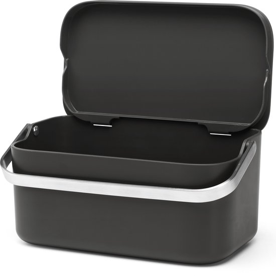 Brabantia SinkSide poubelle de table 1,8 litre - Dark Grey