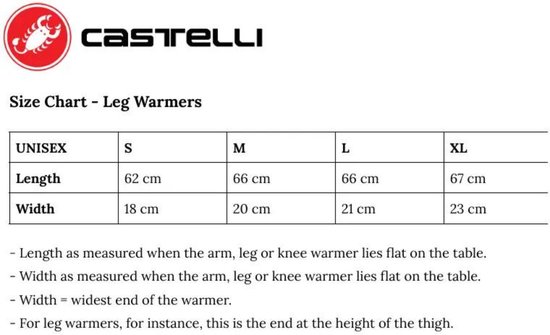 Castelli Castelli UPF 50+ Light Beenwarmers  Beenstuk - Maat XL  - zwart - Castelli