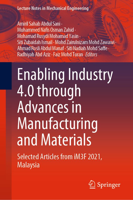 Lecture Notes in Mechanical Engineering- Enabling Industry 4 ... - cover