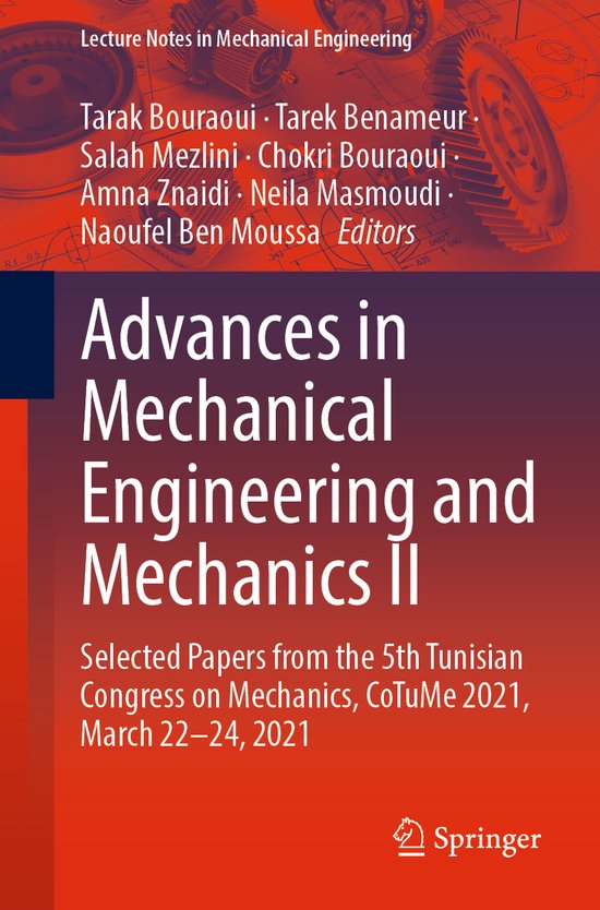 Lecture Notes in Mechanical Engineering- Advances in Mechani ... - cover