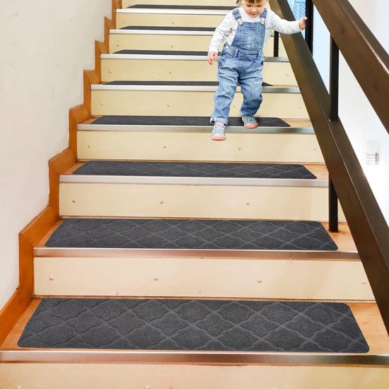 Homwiz Antislip Traptredenmatten Set van 15, Zelfklevende