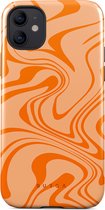 BURGA Telefoonhoesje voor iPhone 12 - Schokbestendige Hardcase Hoesje - High Vibrations