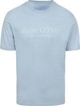 Marc O'Polo - T-Shirt Logo Bleu Clair - Homme - Taille M - Coupe Regular