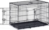 Karlie Hondenbench met 2 deuren 92x57x63 cm zwart