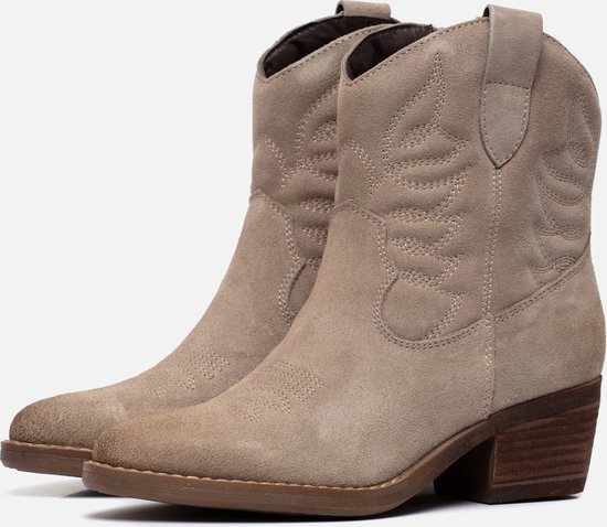 Cellini Cowboylaarzen beige Suede - Maat 41