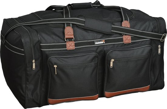 Bastix - Extra grote 120L reistas Holdall tas, zwart