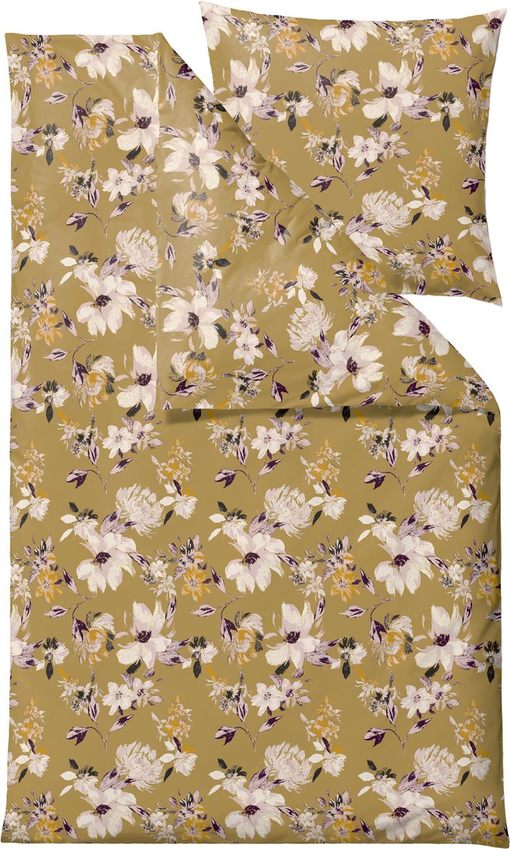 Södahl organic History Bloom Beddengoed DE 135 x 200 cm Golden
