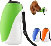 Bastix - Grote hondenwaterfles, 60 gram, praktische hondenwaterdispenser, puppy, reis-waterbak, draagbare huisdierwaterfles, lekvrije fles, perfecte maat voor alle hondenrassen