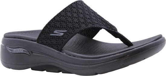 Skechers Teenslipper Zwart 37