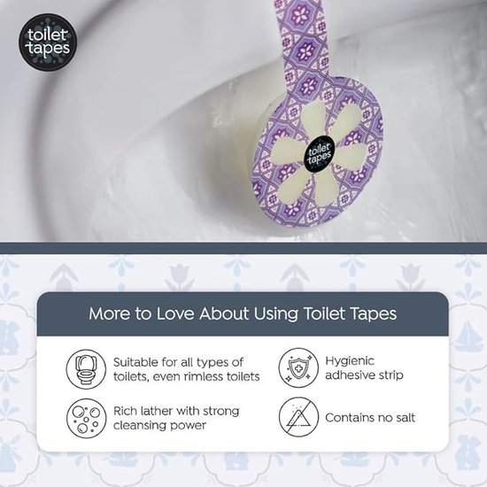 Toilet Tapes - Assortidoos - voordeelverpakking - 14 stuks - Eco-vriendelijke WC Blokjes - 220+ Spoelbeurten per stuk - Tot 90% Minder Plastic - Efficiënte Toiletsteen - ook geschikt voor randloos toilet - duurzaam verpakt in FSC karton