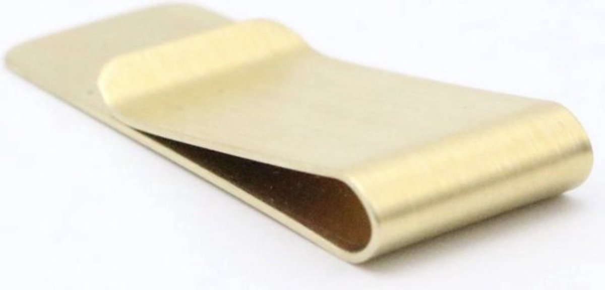 Knaak Geldclip Goud - Stevige Money Clip - Voor Briefgeld & Pasjes - Compact & Elegant Design