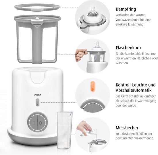 Reer Turbo Food Babyvoeding warmer-fles en babyvoedingpotjes van Reer — afbeelding 3