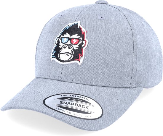 Hatstore- Kids 3D Gorilla Grey Adjustable - Kiddo Cap Cap