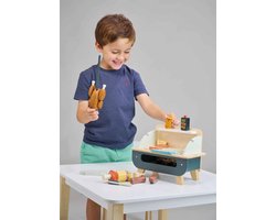 TENDER LEAF Playing - Bbq Set - 23X10X20,80Cm - Met Accessoires - 3 Jaar