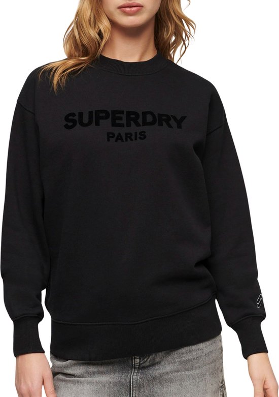 Superdry Sport Luxe Loose Crew Sweater Femmes - Taille 42- 44 Taille 14