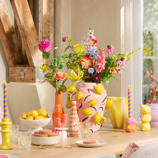 Fleurdirect Bouquet Artificiel Amour Electric - Polyester - Multi - 53 x 90 x 0 cm (LxHxP)