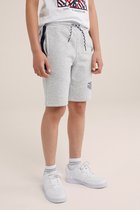 WE Fashion Jongens sweatshort met tapedetail