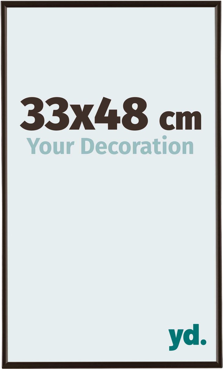 yd. Your Decoration - Fotolijst 33x48 cm - Kunststof - Antraciet - Evry