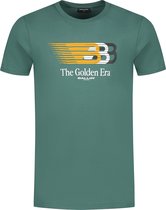 Ballin Amsterdam - T-shirts coupe régulière pour hommes Crewneck SS - Vert délavé - Taille S