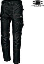 SIR SAFETY GEMINI Werkbroek Zwart - Versterkte met Cordura® Werkbroek met Multifunctionele Praktische Zakken