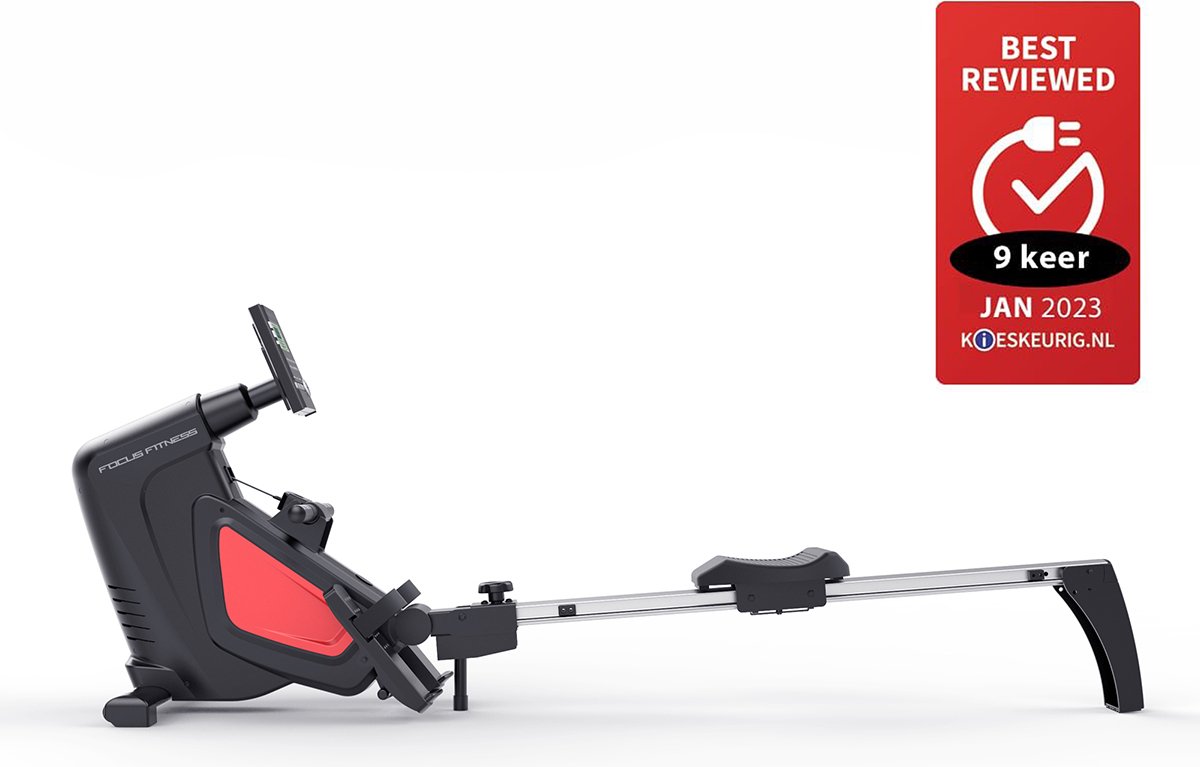Afbeelding 3 van Focus Fitness - Row 3 - Roeitrainer - 16 Weerstandsniveaus - Incl. Trainingscomputer - Inklapbaar