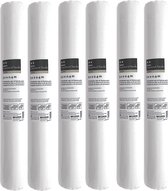 3-IN-1 ROL Tafelloper en Placemats - Papier - Effen - 40 x 720 cm - Wit - 6 Stuks