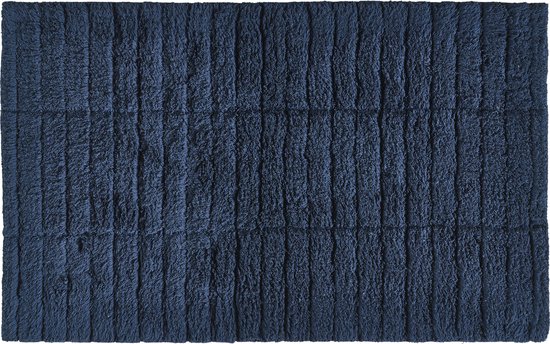 Zone Denmark Tiles Badmat 80 x 50 cm Dark Blue
