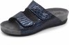 Rohde Dames Slipper - 5854-56 Blauw Crocolak - Maat 39