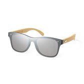 Classic zonnebril - Festival bril - Rave bril - Glasses - Duurzaam - UV400 - Bamboe - Zwart